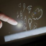 A concept of a web design firm showcasing all the tools available to create interactive content.
