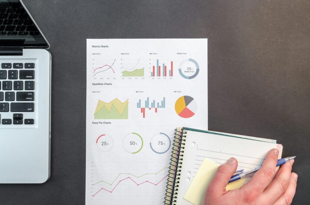 User-friendly analytics tools on laptop recommended by a web development agency