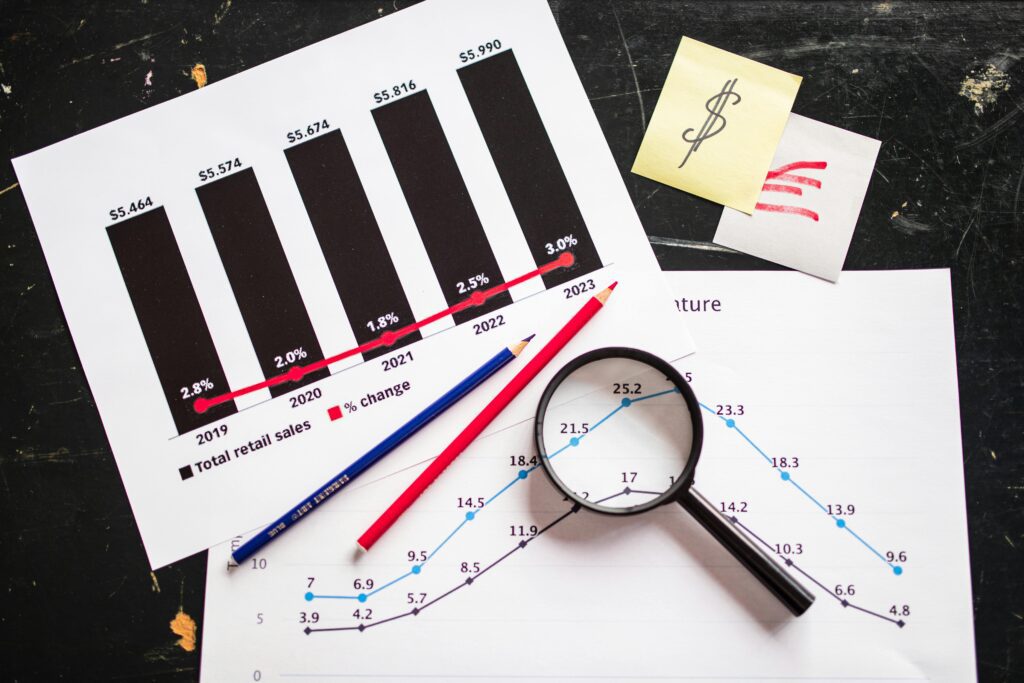 Web development agency reviewing key metrics to guide actionable improvements