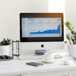 Analytics dashboard displaying web traffic data used by a web development agency