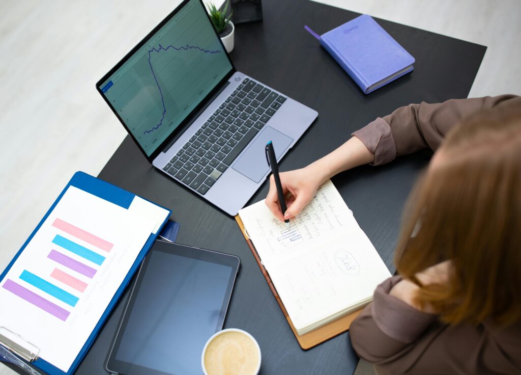 Marketer launching first A/B tests with support from a UI and UX design agency