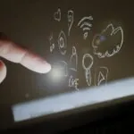 A concept of a web design firm showcasing all the tools available to create interactive content.