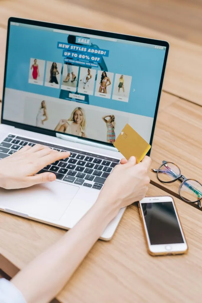 bcm6 Customer completing an online purchase on a site redesigned by a website design company in Singapore